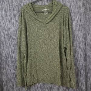 Soft & Sexy Plush American Eagle Hooded Top